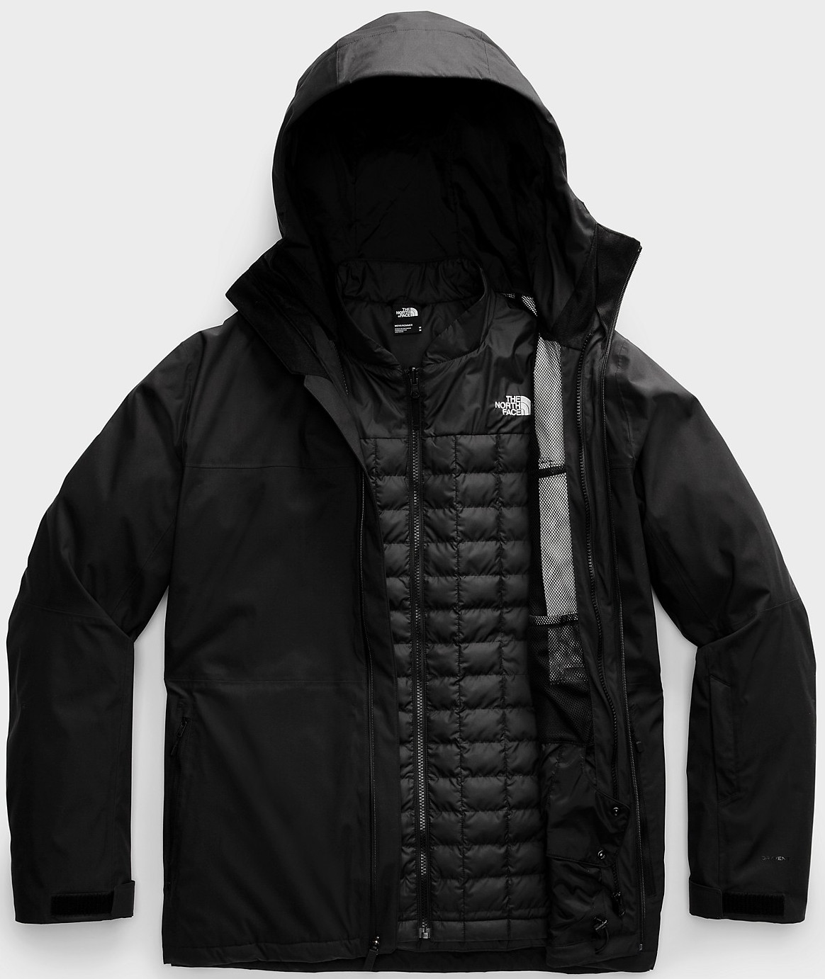 Unlock Wilderness' choice in the Helly Hansen Vs North Face comparison, the ThermoBall™ Eco Snow Triclimate® Jacket by North Face